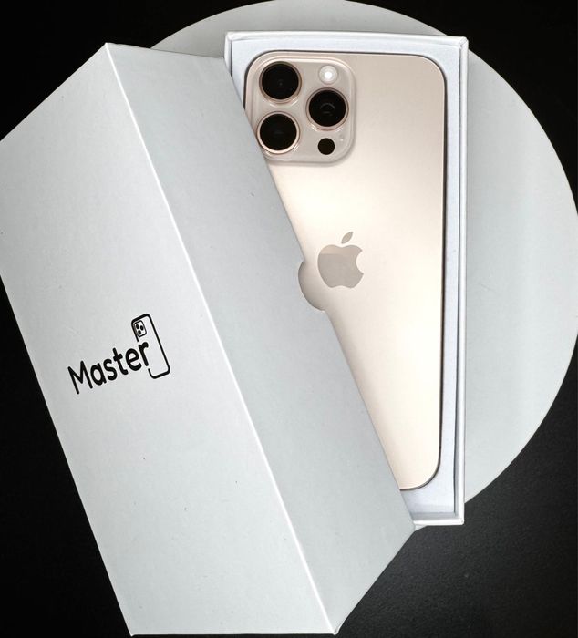 Apple Iphone 16 PRO MAX 256gb DESERT ESIM NIEUŻYWANY 100% bat 0 cykli