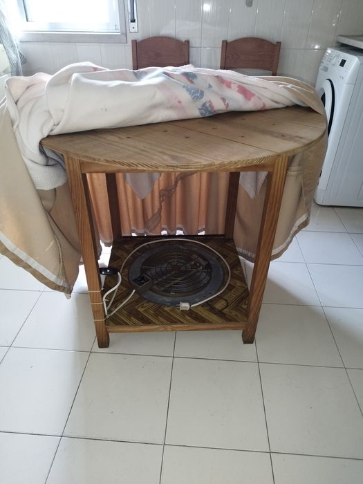 Mesa madeira redonda