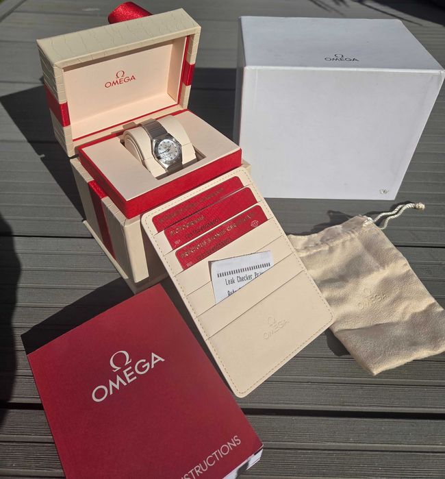 Omega Constellation 24mm z 12 diamentami Full Set - jak NOWA