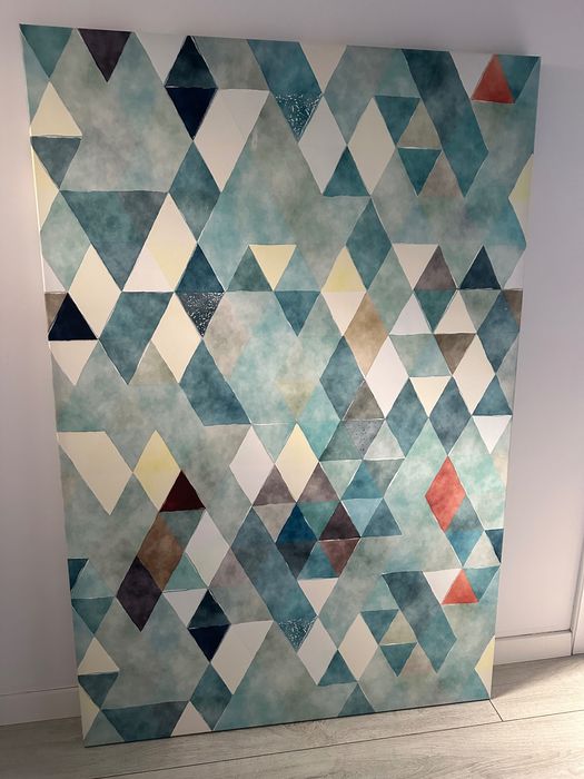 Obraz w geometryczne wzory  150x100