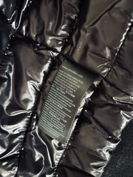 Dluga kurtka bomber Calvin Klein S
