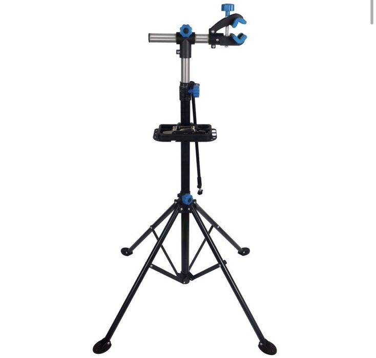 Стійка для велосипеда Bike Repair Stand з полицею, чорний (RS-100)