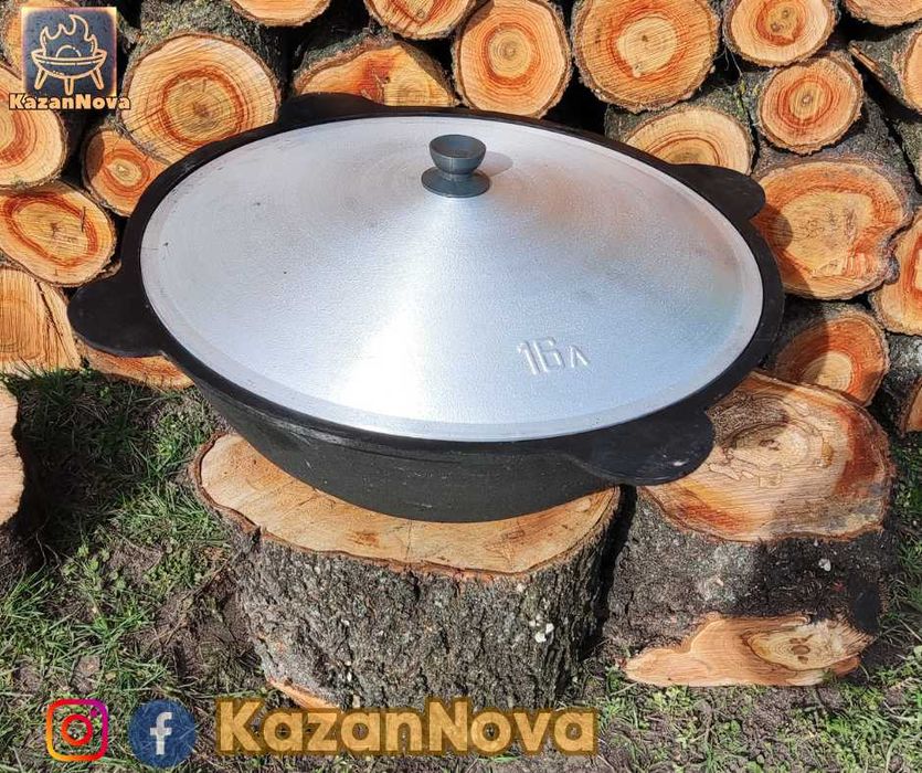 Узбецький чавунний казан Барака Baraka Азиатский чугунный казан