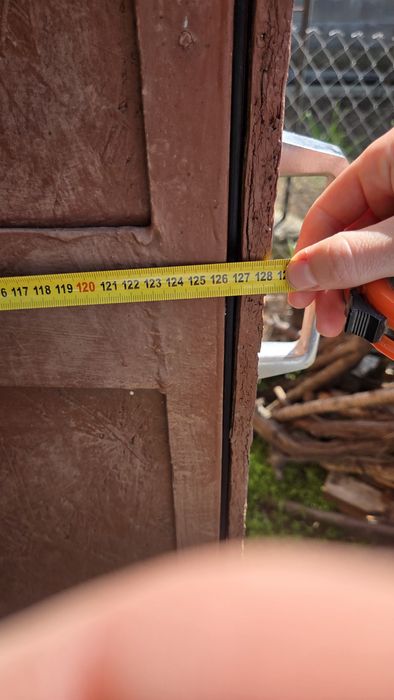 Літній душ, металевий каркас