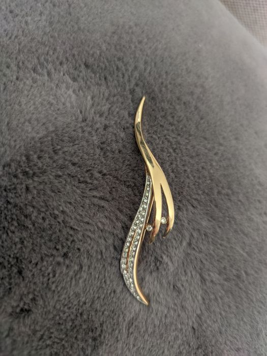 Винтажная шикарная брошь Attwood and Sawyer 'A&S'