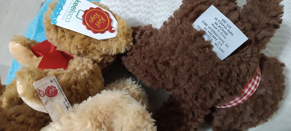 Ведмедики плюшеві від відомих брендів нові та в ідеальному стані