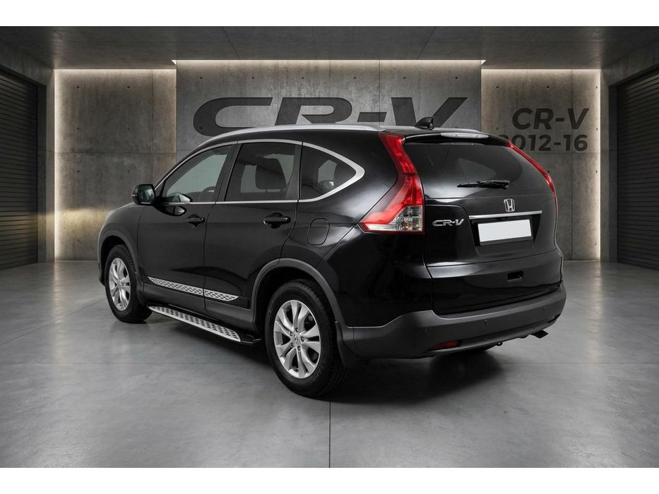 Honda CRV 2012-2016 рр. Бокові пороги Shining V1 (2 шт., Алюміній)