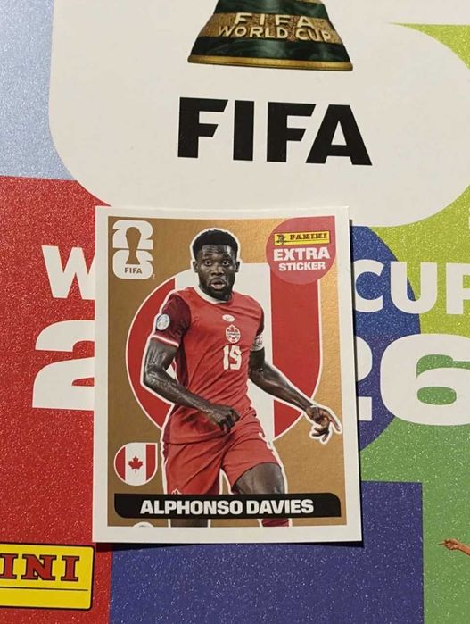 Panini Mundial 2026 | Vendo/Troco em Castelo Branco | Davies Extra Gold + Cromos + Cadernetas