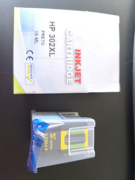 Cartucho / Tinteiro compatível HP 302 XL 18ml Preto selado