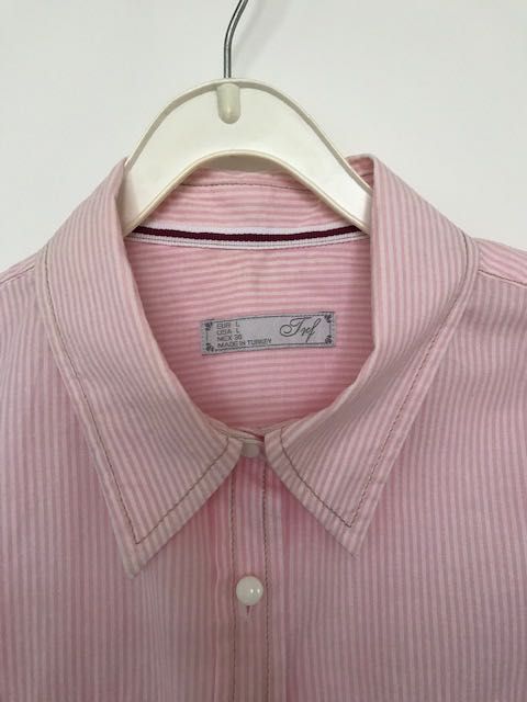 Camisa Riscas Rosa como NOVA L