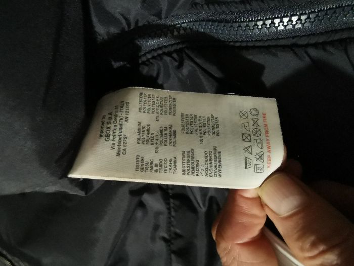 Мужская теплая куртка Geox(ориг., состояние новой!).50 - 52р.