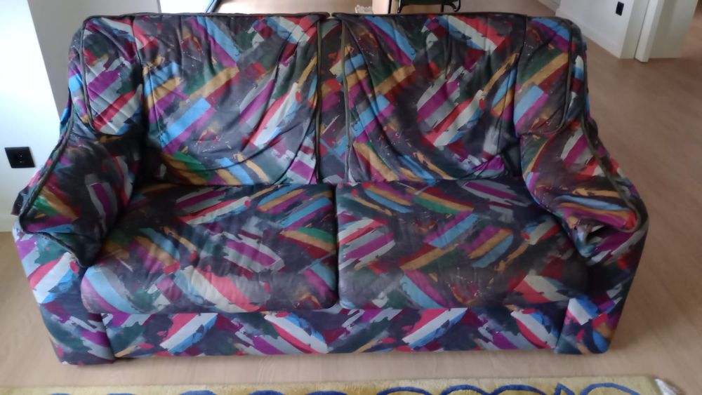 Sofá 2 lugares com capa