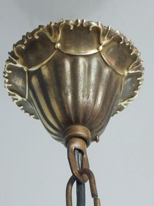 Вінтажний бронзовий підвісний світильник