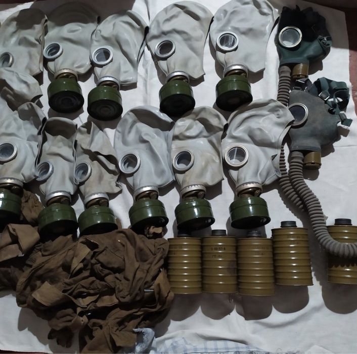 Противогази вживані терміново!