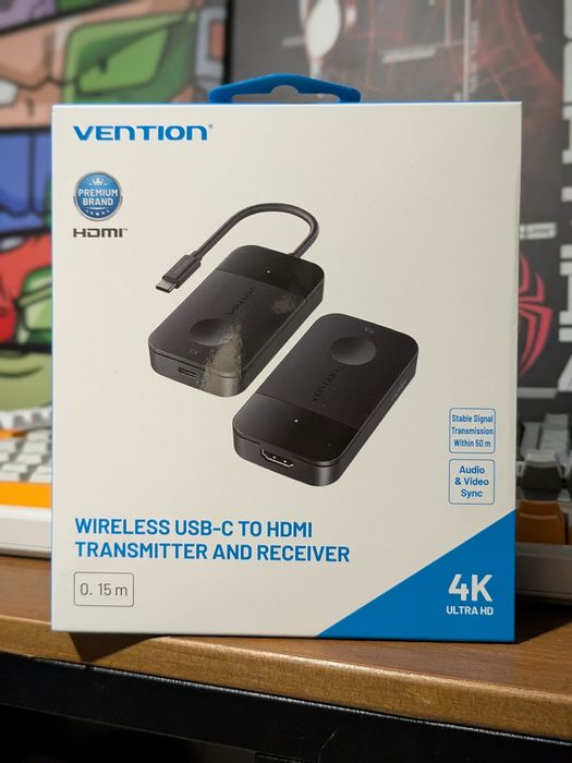 Vention Bezprzewodowy transmiter HDMI Usb-c