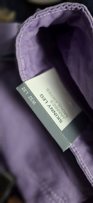 Esprit fioletowe jeansy damski L Nowe