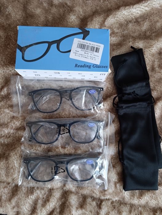 Набор очков для чтения COJWIS Reading Glasses (3 шт.) — Стильные и легкие, +0.50