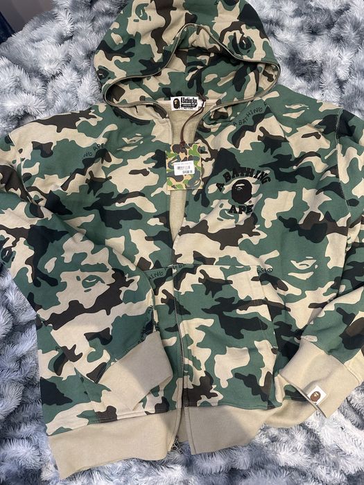 A bathing ape Woodland Camo Loose fit bluza XL