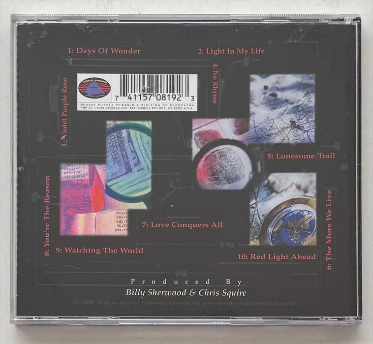 CD_Chris Squire e Billy Sherwood, Conspiracy. Muito estimado, como novo.