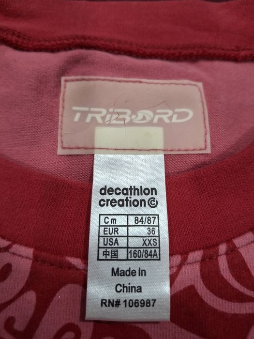 T-shirt Tribord Rosa e Vermelha