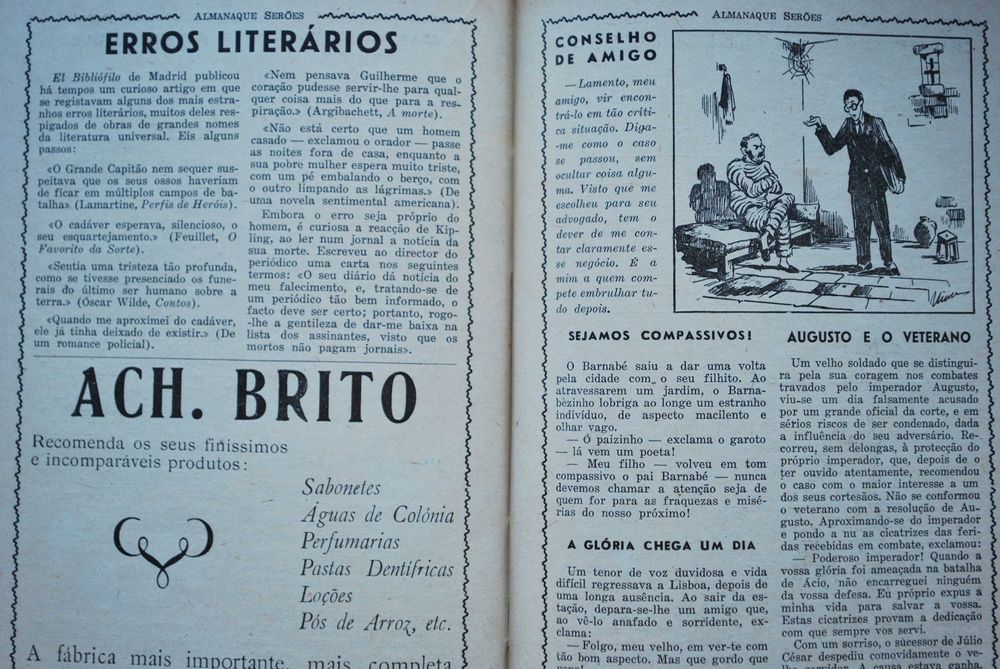 Almanaque Serões 1949 - Com Dedicatória Autografada