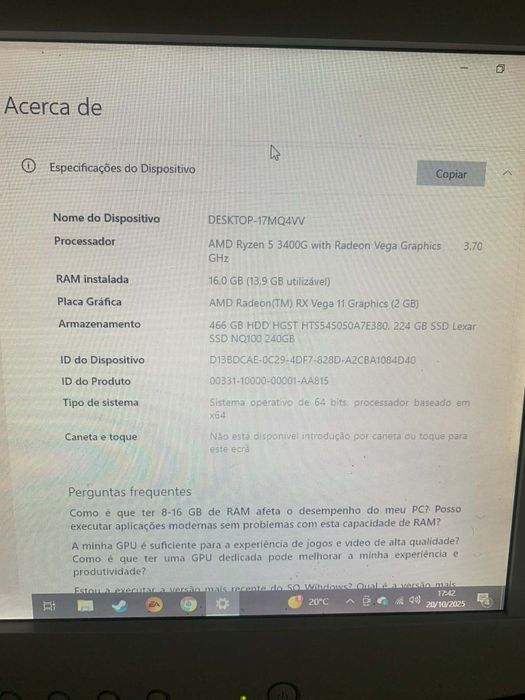 Vendo pc gamer completo torre monitor teclado rato gamer