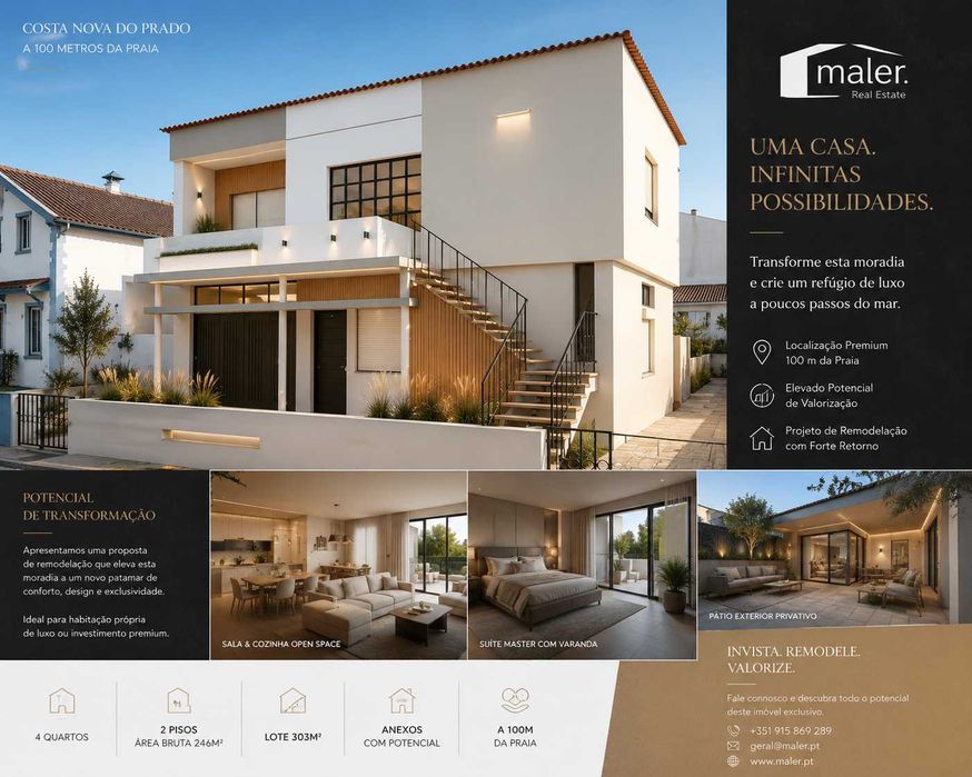 COSTA NOVA | OPORTUNIDADE DE INVESTIMENTO COM ELEVADO POTENCIAL DE VALORIZAÇÃO