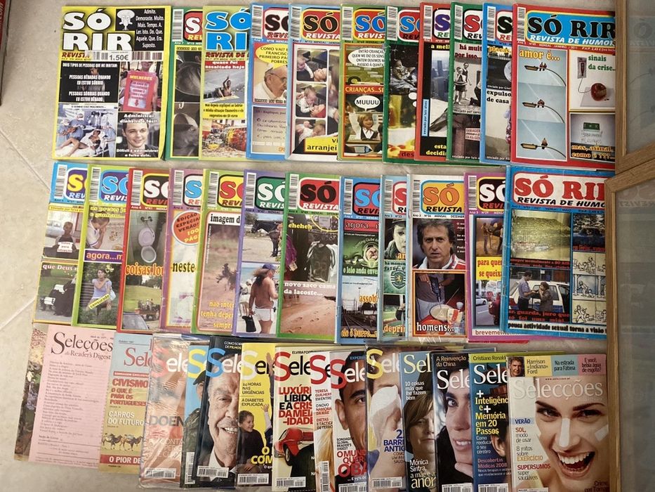 Revistas desde 0,50€ -visao, Sabado, lux, VIP, Caras, proteste,Jornais
