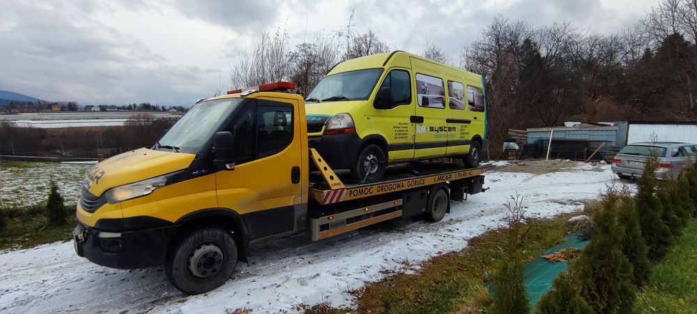 Pomoc Drogowa 24H Autolaweta Holowanie Dostawcze Ciężarowe Autobusy