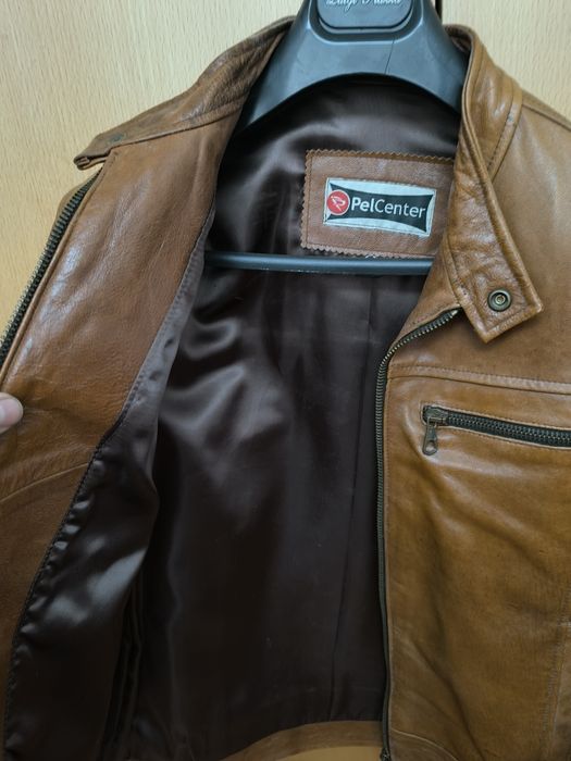 Casaco de pele genuína S