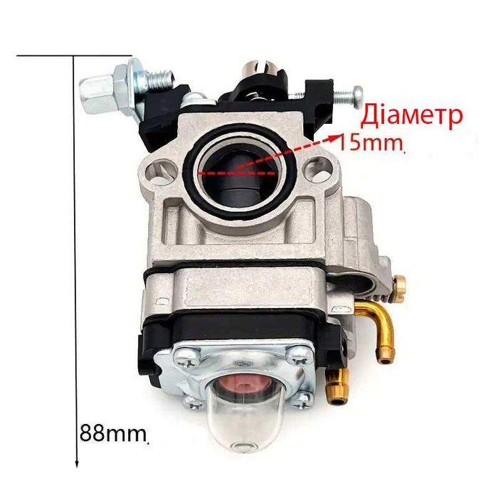 Карбюратор бензокоси + 2 ремкомплекта