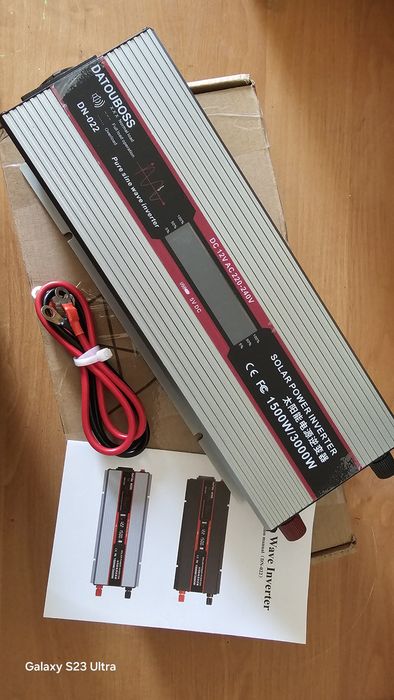 Инвертор Datouboss: реальные 1500W, пик 3000W.