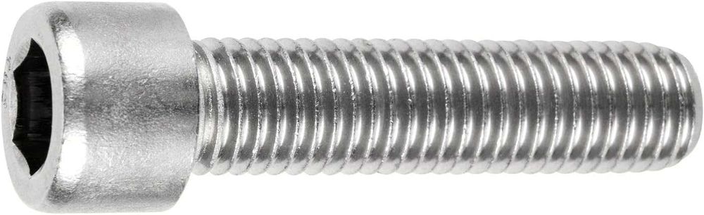 Śruby cylindryczne M10 x 25, 10 szt., DIN 912, imbusowe, A2 stal