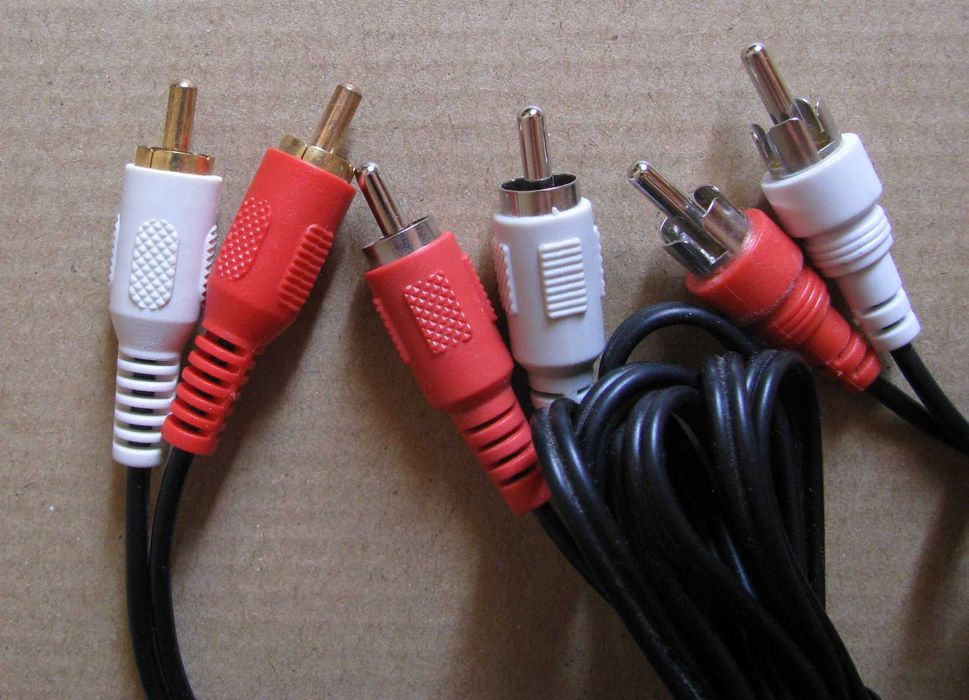 аудио кабели mini-jack - RCA \ 3,5 - тюльпан 1,5м