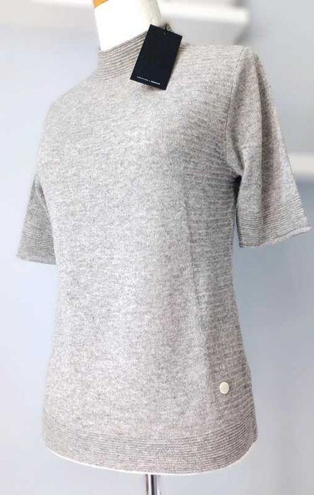 Delikatny sweterek 100 % kaszmiru Creation L rozmiar 36 - 38