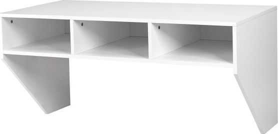 Biurko ścienne wiszące 108 x 53 x 52 cm Białe WADY