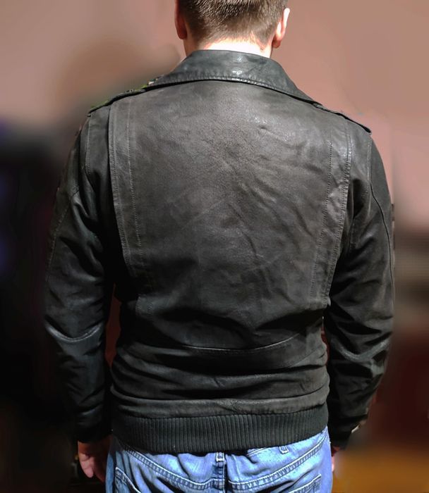 Куртка чоловіча, Натуральна шкіра