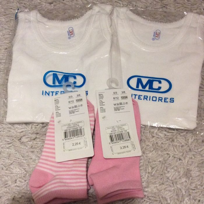 Meias Dulces e camisola de golinha Blue Kids t2/3 anos