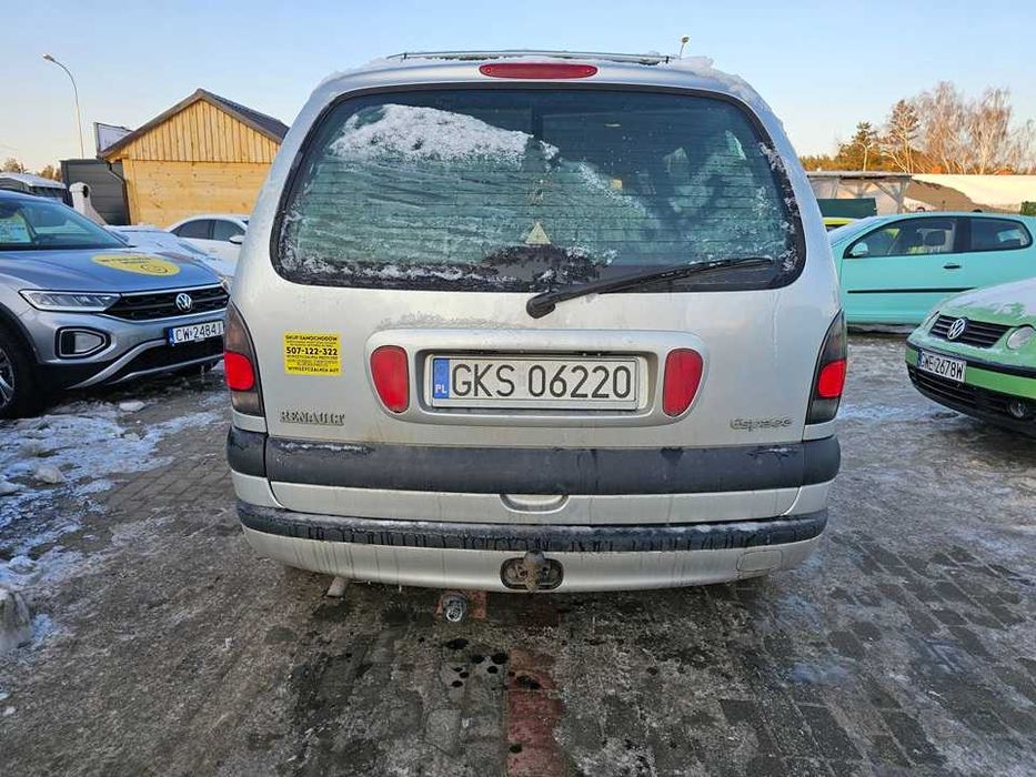 Renault Espace 1999r/opłaty aktualne/2.0benzyna+gaz/140KM/7osobowy/hak