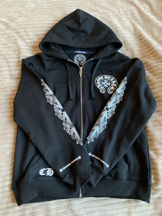 Chrome Hearts дві зіпки (Чорна і біла)
