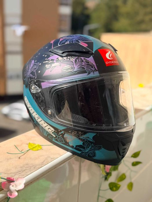Moto eletrica goose bateria litio com capacete e carregador