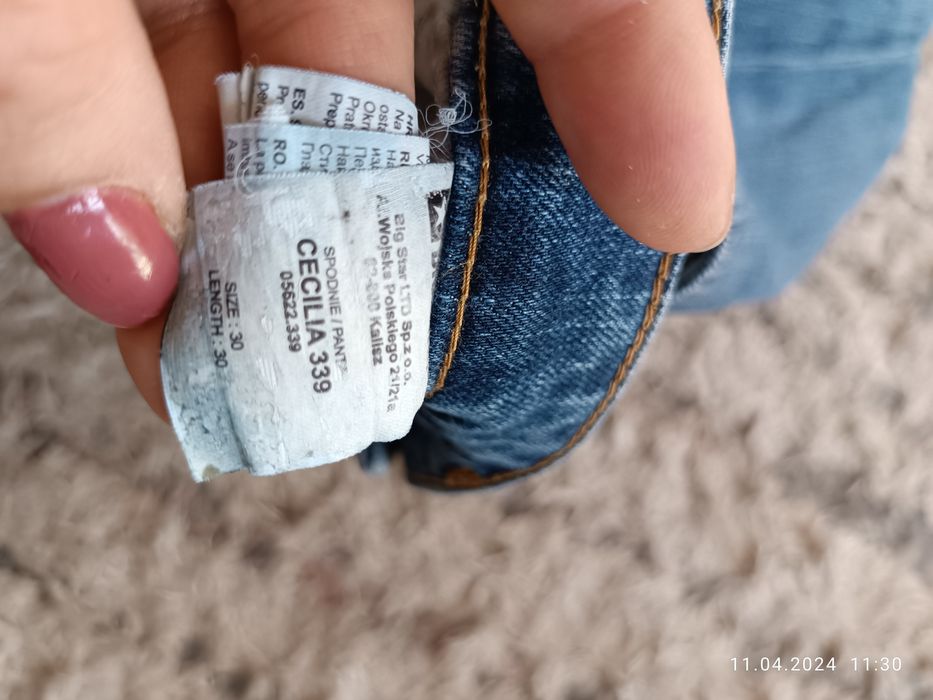 Spodnie jeansowe big star.