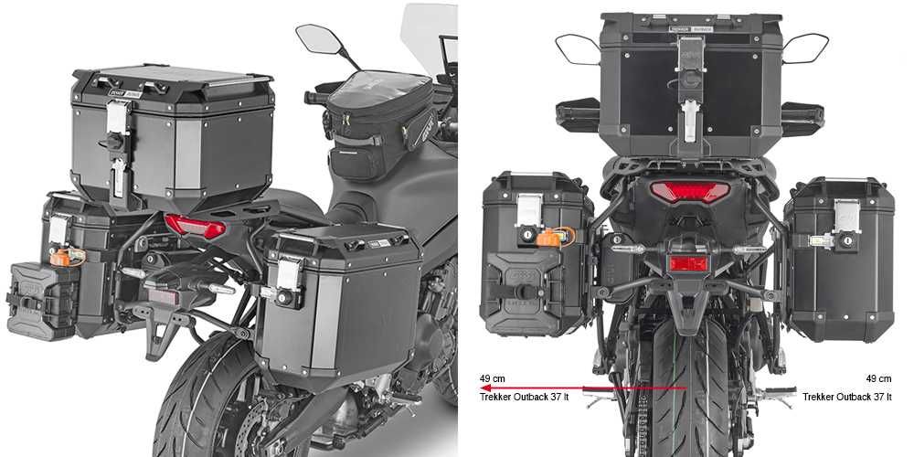 PLO2159MK stelaże YAMAHA Tracer 9 (21) nowe GIVI monokey PLO2159CAM