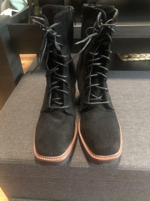 Czarne botki rozmiar 39