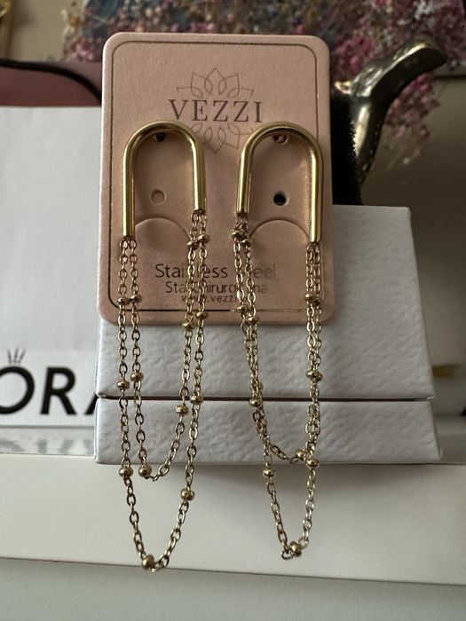 dlugie kolczyki vezzi stal nierdzewna