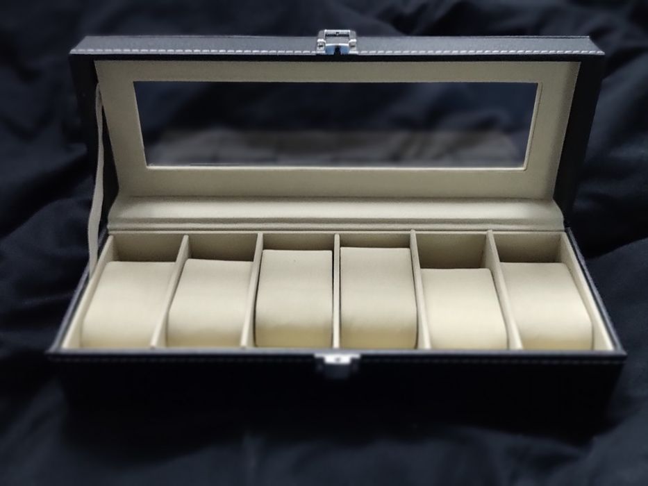 Nowe pudełko szkatułka etui do przechowywania 6 zegarków