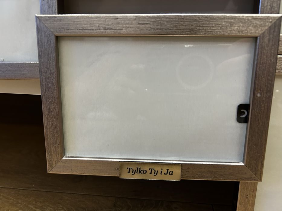 Ramka kolaż na zdjecia 6 sztuk stebrna na sciane