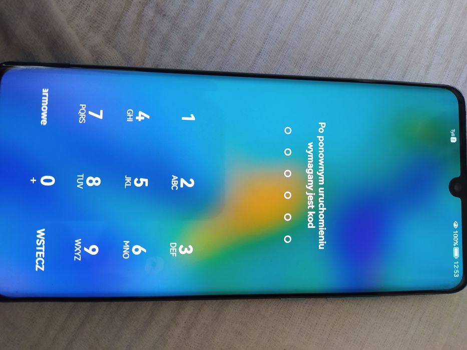 Huawei P30 Pro 6/128GB Aurora | EKRAN IGŁA OLED (Działa!) | Full Zestaw, Etui THE CROW, Papiery