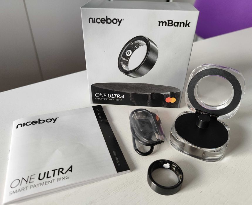 Smart Ring Niceboy, obrączka, pierścień płatniczy  2w1 roz. 11