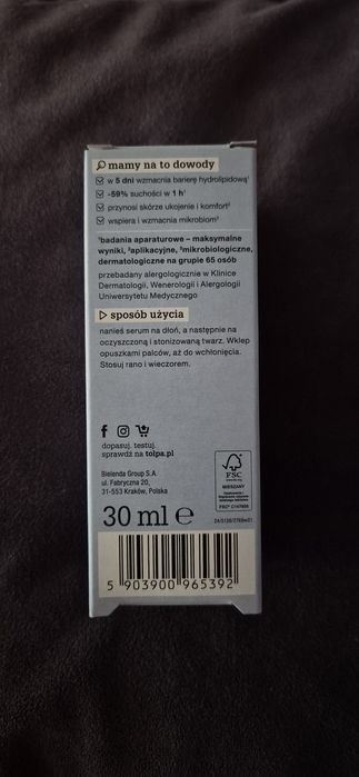 Serum barrier support Tołpa